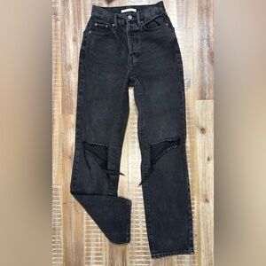 Pacsun Distressed Dad Jeans size 22